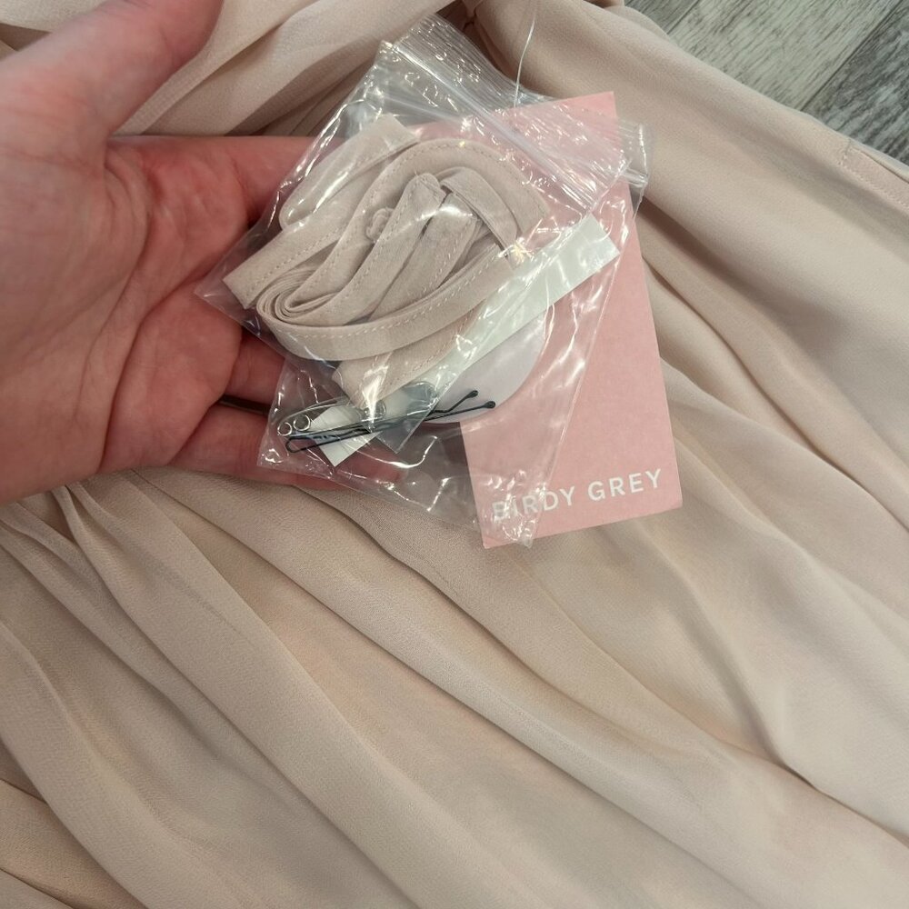 Birdy Grey NWT blush Grace Convertible maxi formal dress strapless large I48 - Picture 8 of 15